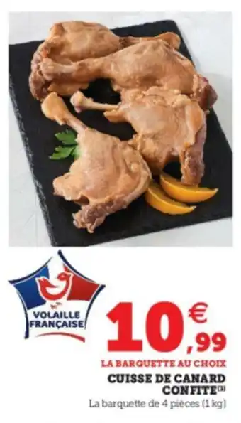 Super U Cuisse de canard confite offre