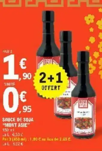 E.Leclerc Sauce de soja "mont asie" offre