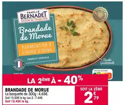 Croque Gel Brandade de morue offre