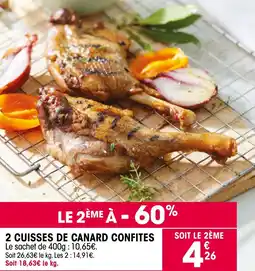 Croque Gel 2 cuisses de canard confites offre