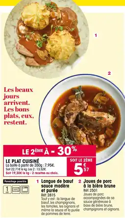 Croque Gel Le plat cuisine offre