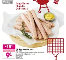 Croque Gel 10 saucisses de veau offre