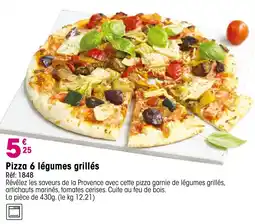 Croque Gel Pizza 6 légumes grillés offre