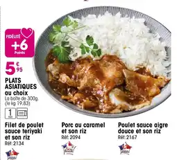 Croque Gel Plats asiatiques au choix offre