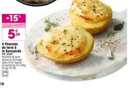 Croque Gel 4 pommes de terre à la savoyarde offre