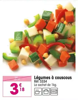 Croque Gel Légumes à couscous offre