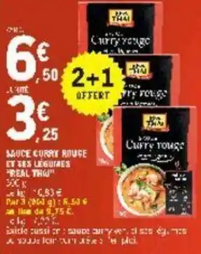 E.Leclerc Sauce curry rouge offre