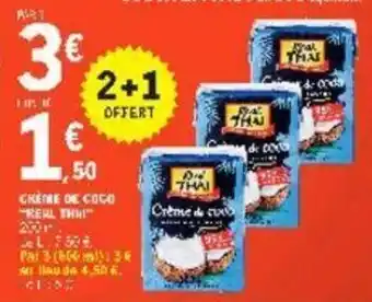 E.Leclerc Crème de coco offre