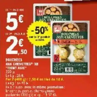 E.Leclerc Bouchées aux crevettes offre