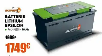 Batterie Lithium Epsilon