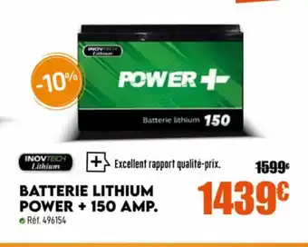 Narbonne accessoires Batterie Lithium offre