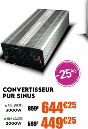 Narbonne accessoires Convertisseur Pur Sinus offre