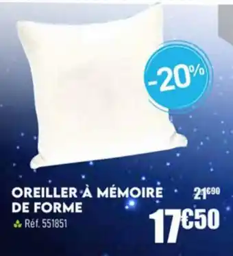 Narbonne accessoires Oreiller à mémoire offre