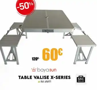Narbonne accessoires Table Valise X-Series offre