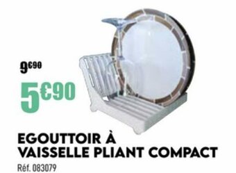 Narbonne accessoires Egouttoir à Vaisselle Pliant Compact offre
