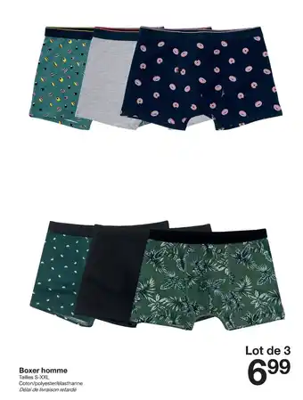 Zeeman Boxer Homme offre