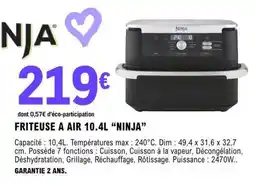 E.Leclerc FRITEUSE A AIR 10.4L “NINJA” offre