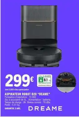 E.Leclerc ASPIRATEUR ROBOT D20 DEAME offre
