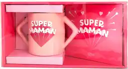 Auchan Sansmarque coffret mug super maman offre