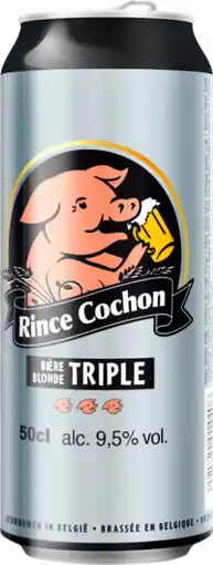 Auchan Rince cochon bière triple rince cochon offre