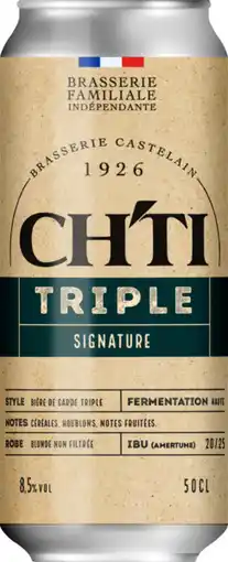 Auchan Chti bière triple signature ch'ti offre
