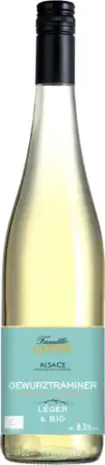 Auchan Sans marque alsace gewurztraminer aop bio offre