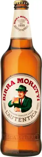 Auchan Birra moretti bière blonde birra moretti offre