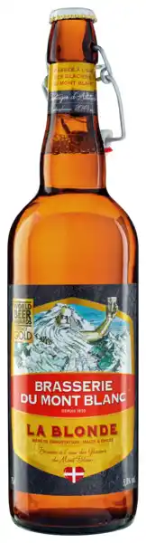 Auchan Mont blanc bière blonde mont blanc offre