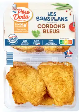 Auchan Pere dodu cordons bleus de poulet père dodu offre