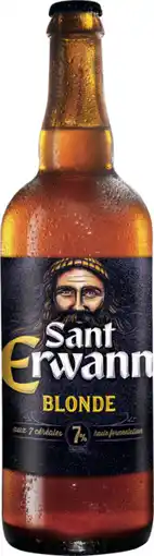 Auchan Sant erwann bière blonde sant erwann offre