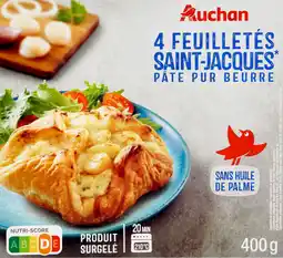 Auchan Auchan feuilletés saint-jacques surgelés auchan offre