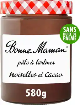 Auchan Bonne maman pâte à tartiner noisettes et cacao bonne maman offre