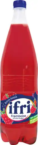 Auchan Ifri boisson gazeuse framboise et fruits rouges ifri offre