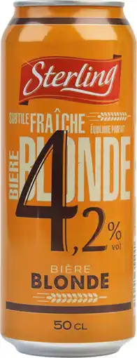 Auchan Auchan bière blonde sterling offre