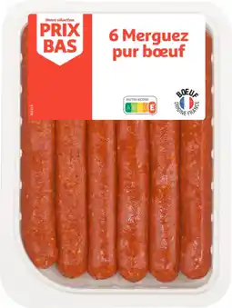Auchan Auchan 6 merguez offre