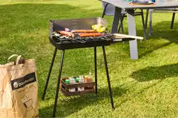 Auchan Gardenstar barbecue charbon rectangulaire offre