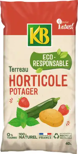 Auchan Kb terreau horticole potager offre