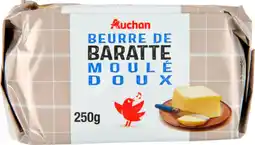 Auchan Supermarché Auchan beurre de baratte moulé doux auchan offre