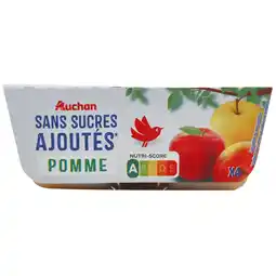 Auchan Supermarché Auchan compote à la pomme auchan offre