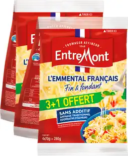 Auchan Supermarché Entremont emmental râpé entremont offre