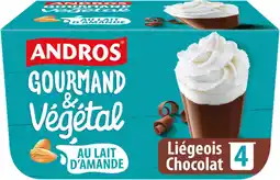 Auchan Supermarché Andros liegeois andros gourmand & végétal offre