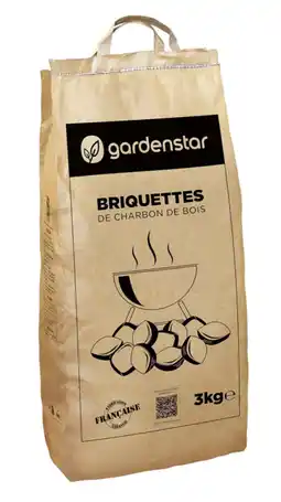Auchan Supermarché Gardenstar mix briquettes et charbon de bois offre