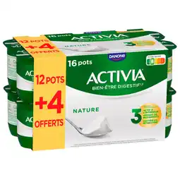 Auchan Supermarché Danone activia nature offre