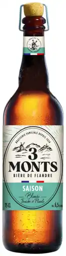 Auchan Supermarché 3 monts bière de saison 3 monts offre
