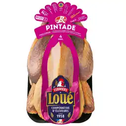 Auchan Supermarché Loue pintade fermière de loué label rouge offre
