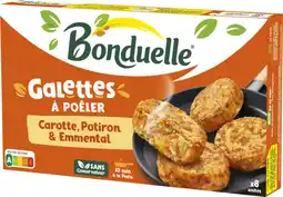Auchan Supermarché Bonduelle galettes carotte potiron et emmental à poêler bonduelle offre