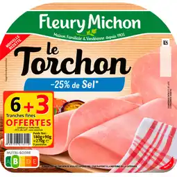 Auchan Supermarché Fleury michon jambon le torchon fleury michon offre