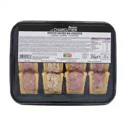 Auchan Supermarché Bolard 16 mini pâtés croûte auchan le charcutier offre