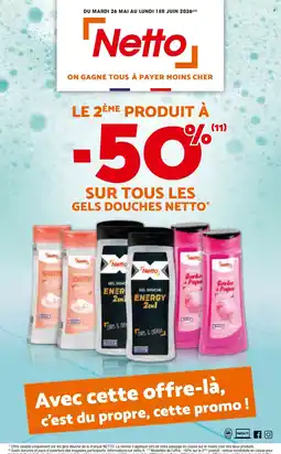 Netto Netto Sur tous les gels douches offre