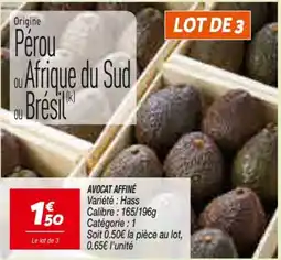 Netto Avocat affine offre